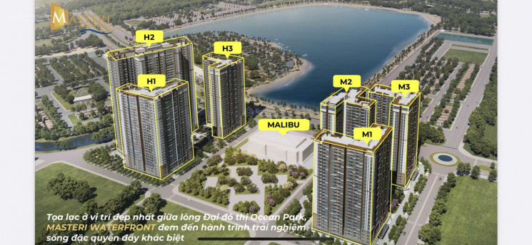 TÒA H1 HAWAII MASTERI WATERFRONT - Bất động sản Nhà Mới